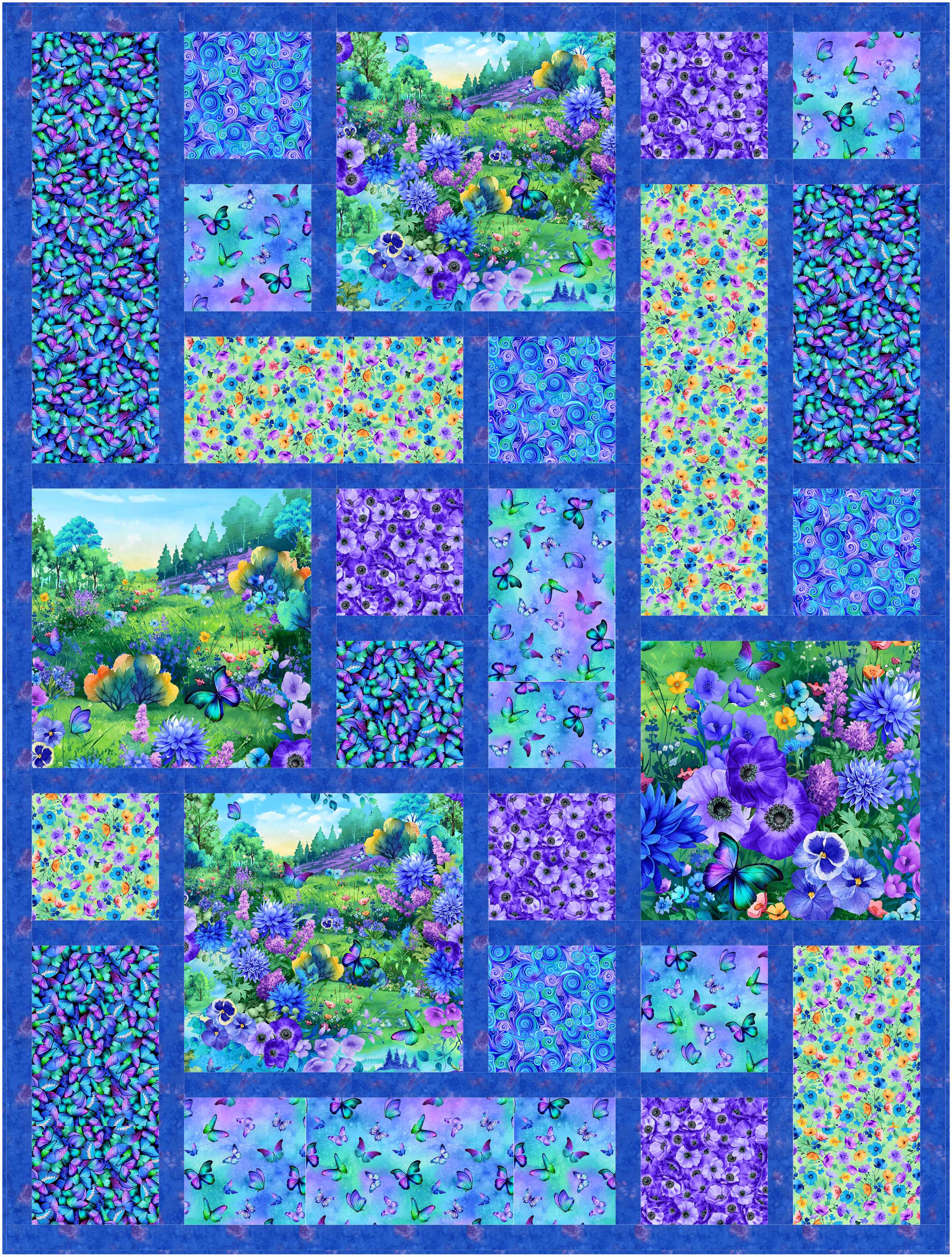 TOSSED BLOOMING TILES