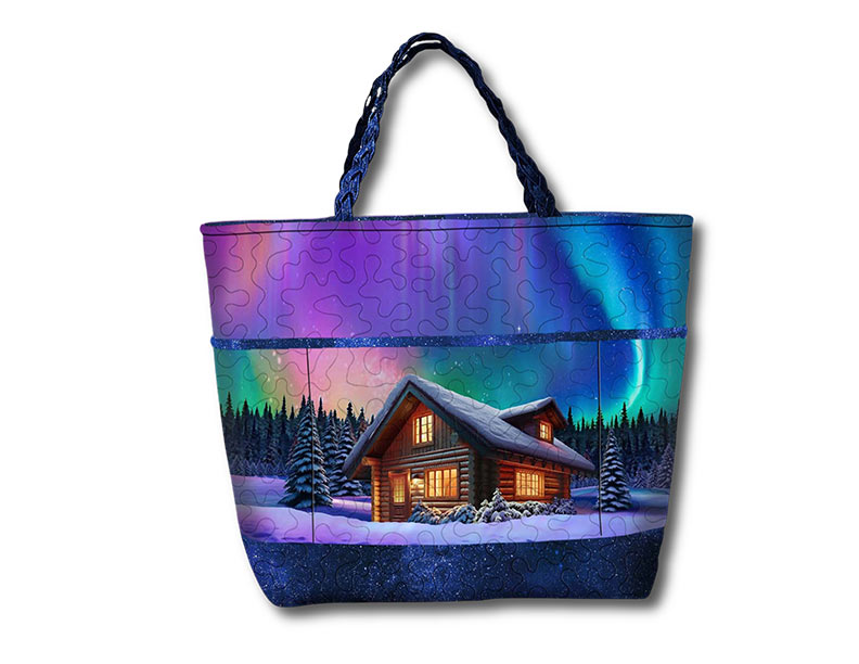 PLAYING WITH PANELS MARKET TOTE